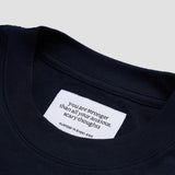 Brewing Anxie-Tea Oversized Tee - Space Blue