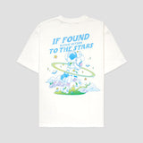 Stargazer Oversized Tee - Cream