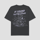 Stargazer Oversized Tee - Charcoal