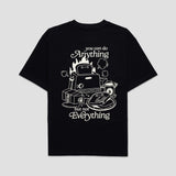 Burnout Toast Oversized Tee -  Black