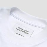 Burnout Toast Oversized Tee -  White
