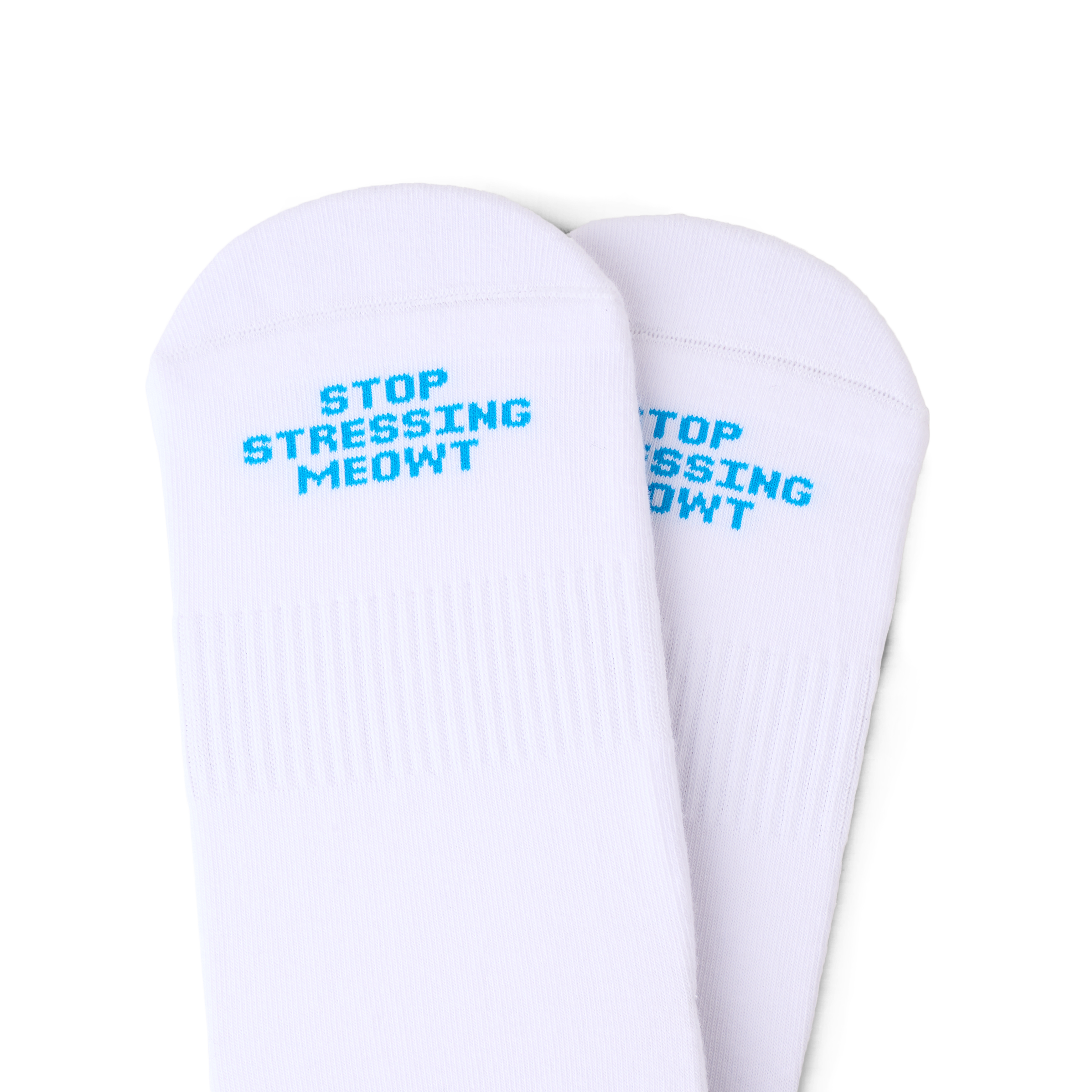 Stress Relief Cat Athletic Sock (10-Year Edition)