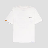 Slow-down Bagel Oversized Tee - White