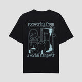 Social Hangover Oversized Tee - Black