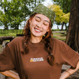 Curious by Nature Oversized Tee - Cocoa